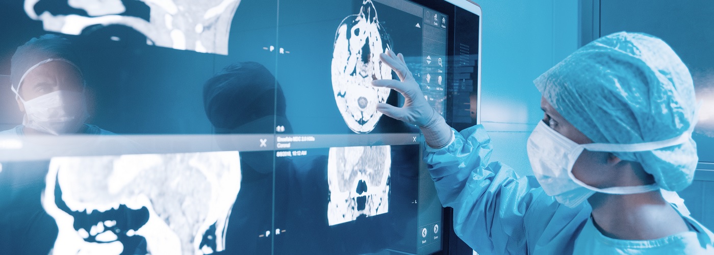 Neurologists investigating neurological disorder