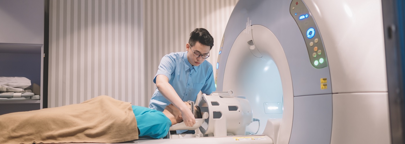 Oncologist treating a cancer patient at Gleneagles Hospital Kuala Lumpur